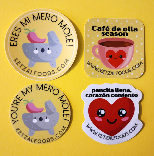 Sticker Combo - 4 designs